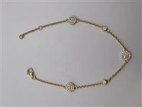 Bracciale Domar Donna Bracciale oro 9k in Oro Zircone BROR-288-280